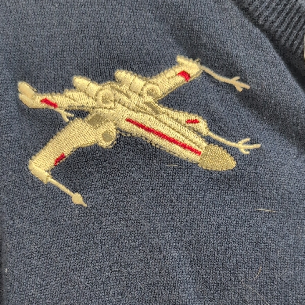 Her Universe Navy Cardigan with Embroidered Design - Picture 4 of 6